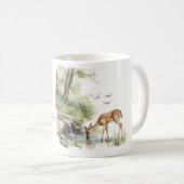 Hirschbach Bäume Schönheit Ist Kaffeetasse (VorderseiteRechts)