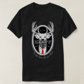 Hirschbart Anzug BLK T-Shirt (Design vorne)