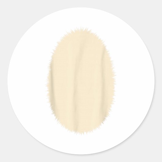 Hirschbauch-Kostüm Lustiges Rentier Sven Erwachsen Runder Aufkleber (Vorderseite)