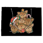 Hirschbaum Funny Animal Christmas Large G Große Geschenktüte (Rückseite)