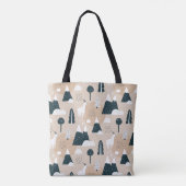 Hirschberg niedlich illustrierte Totttasche Tasche (Rückseite)