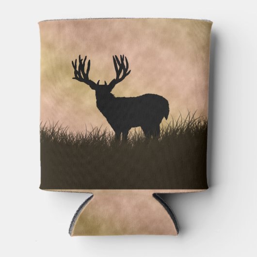 Hirschberg Silhouette Landschaftslandschaft Jagd Dosenkühler (Vorderseite)