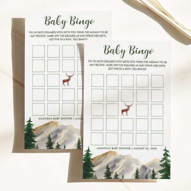Hirschberge Baby Bingo Baby Shower (Von Creator hochgeladen)