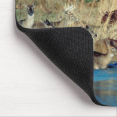 Hirschbestand 2 mousepad (Ecke)