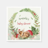 Hirschblütendusche Serviette (Vorderseite)