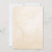 Hirschblütenzauber Einladung zum 1. Geburtstag (Rückseite)