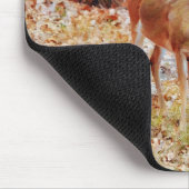 Hirschbock Große Geweihe Kunst-Mauspad Mousepad (Ecke)