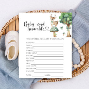 Hirschbrause - Baby Word Scramble Game