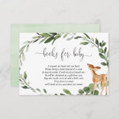 Hirschbrause Eukalyptus-Grünbuch Anfrage Begleitkarte (Vorne/Hinten)