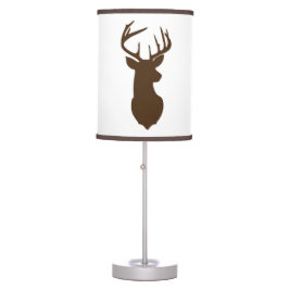 Hirschbuck Hunter Kinderzimmer Lampe weiß / braun 