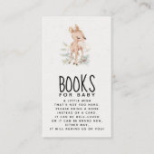 Hirschduschbücher für die Babyverpackungskarte Begleitkarte (Vorderseite)