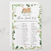 Hirschdusche Schwangerschaft wie süß es ist Spiel (Vorne/Hinten)