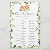 Hirschdusche Tiergestationsspiel (Vorderseite)