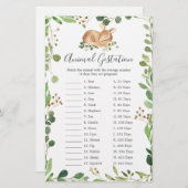 Hirschdusche Tiergestationsspiel (Vorne/Hinten)