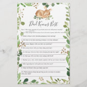 Hirschdusche Vater kennt das beste Spiel (Vorderseite)