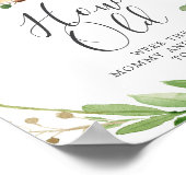 Hirschdusche wie alt waren sie zu spielen poster (Ecke)