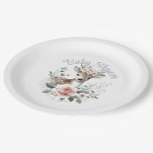 Hirschdusche Woodland Animal Pappteller (Schrägansicht)