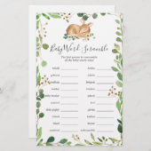 Hirschdusche Word Scramble Game (Vorne/Hinten)