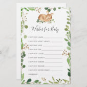 Hirschdusche wünscht sich ein Baby (Vorne/Hinten)