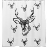 Hirschduschvorhang Duschvorhang (Vorderseite)