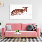 Hirsche 2 leinwanddruck (Insitu (Wohnzimmer))
