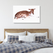 Hirsche 2 leinwanddruck (Insitu (Schlafzimmer))