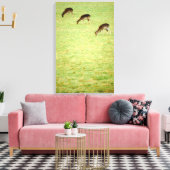 Hirsche 3 leinwanddruck (Insitu (Wohnzimmer))