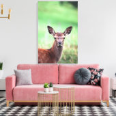 Hirsche 4 leinwanddruck (Insitu (Wohnzimmer))