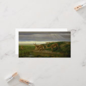 Hirsche an der Prärie (von William Holbrook Beard) Karte (Vorderseite/Rückseite Beispiel)