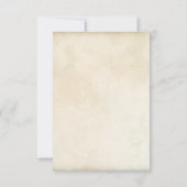 Hirsche Antler Rustic Country Wedding UAWG RSVP Karte (Rückseite)