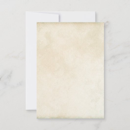 Hirsche Antler Rustic Country Wedding UAWG RSVP Karte (Rückseite)