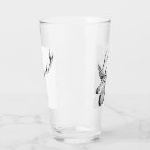 Hirsche Antler Tiere auf der Jagd nach Männern Rus Glas (Links)