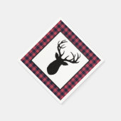 Hirsche Antler Wilderness Mountain Serviette (Ecke)