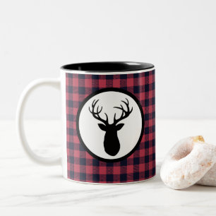 Hirsche Antler Wilderness Mountain Zweifarbige Tasse