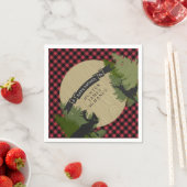 Hirsche Antlers Lumberjack Kariert Baby Boy Dusche Serviette (Beispiel)