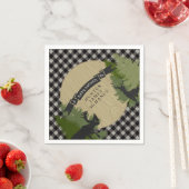 Hirsche Antlers Lumberjack Karo Baby Boy Dusche Serviette (Beispiel)