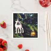 Hirsche auf einem Baum Serviette (Beispiel)