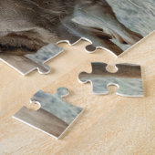 Hirsche auf einem Feld Puzzle (Seite)