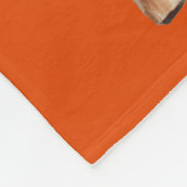 Hirsche auf Rot Fleecedecke (Ecke)