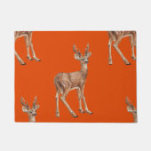 Hirsche auf Rot Fußmatte (Vorderseite)