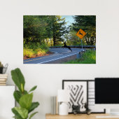 Hirsche aufpassen poster (Heimbüro)