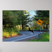 Hirsche aufpassen poster (Vorne)