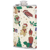 Hirsche, Bär, Katze und Nutcracker Flachmann (Links)