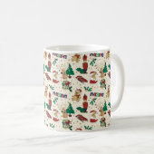 Hirsche, Bär, Katze und Nutcracker Kaffeetasse (VorderseiteRechts)