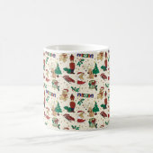 Hirsche, Bär, Katze und Nutcracker Kaffeetasse (Mittel)