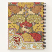 Hirsche, Bäume, Eichhörnchen, Vögel, Rowan Berries Notizblock (Rückseite)