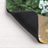 Hirsche Besuch der nahen Gärten Mousepad (Ecke)