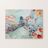 Hirsche Blume Puzzle (Horizontal)