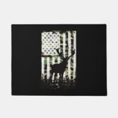 Hirsche Buck Junting Camouflage USA Flag Camoflaug Fußmatte (Vorderseite)