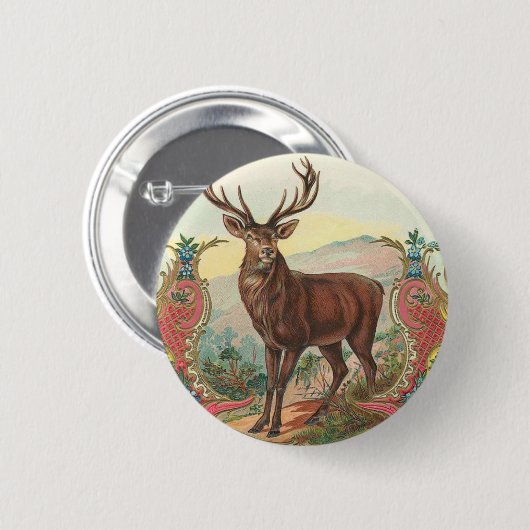 Hirsche Button (Vorne & Hinten)